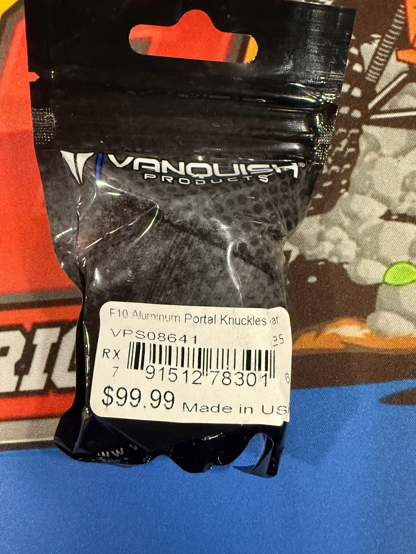 Vanquish F10 Aluminum Portal Knuckles Clear