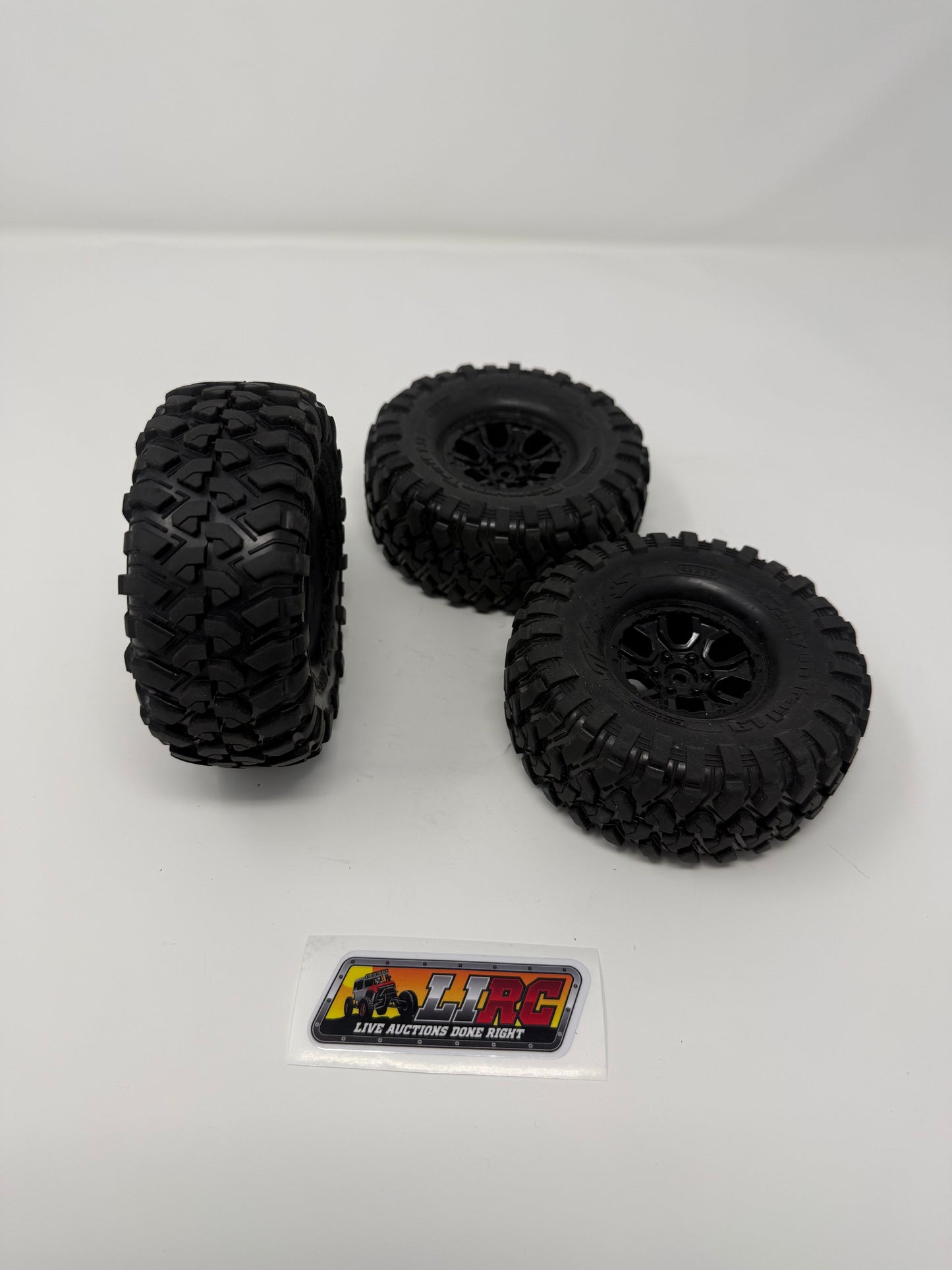 Traxxas Canyon Trail Tires glued to plastic wheels (3)