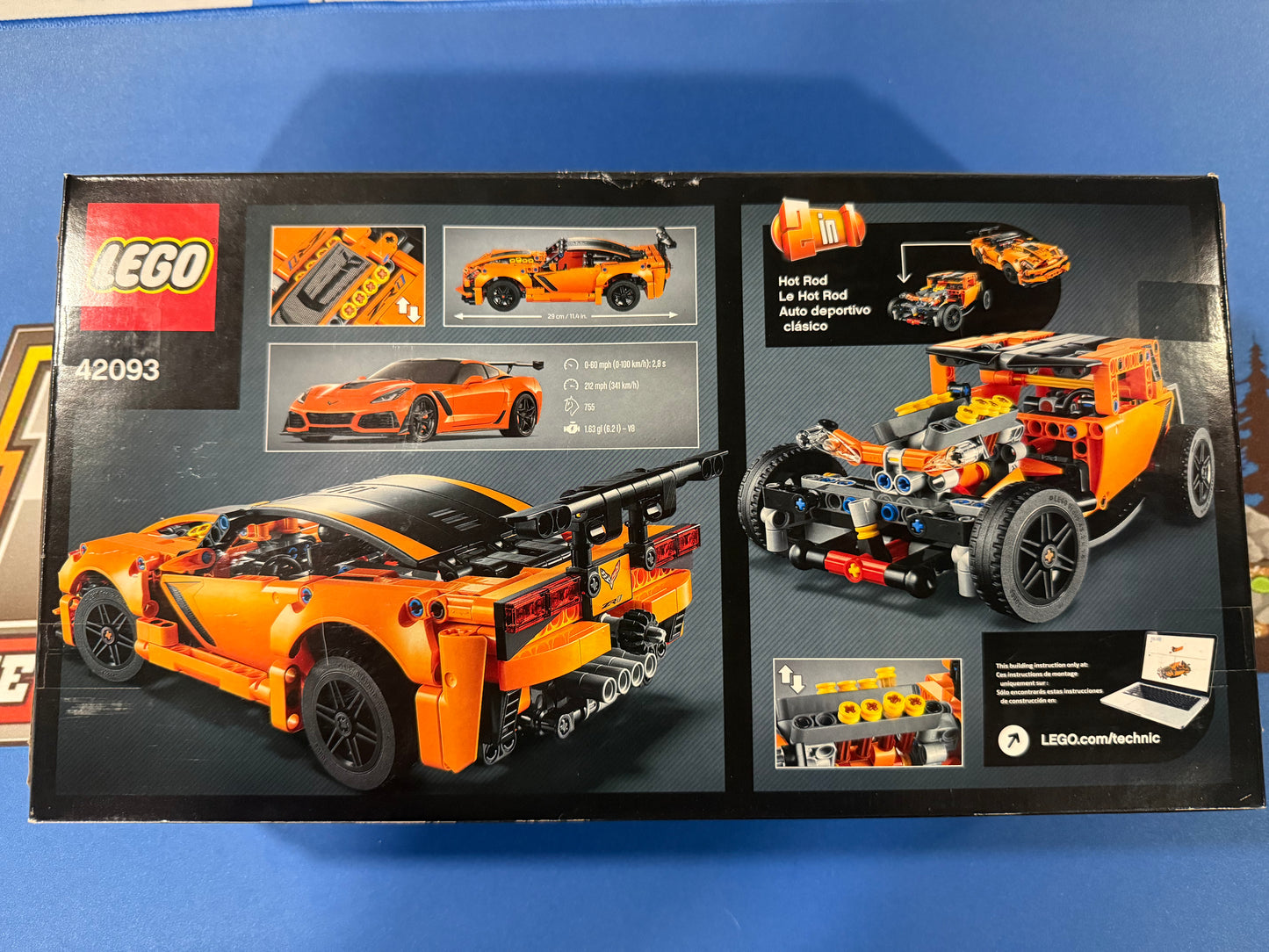 Lego Technic Chevrolet Corvette ZR1 42093