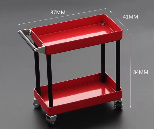 Scale Metal Rolling Cart