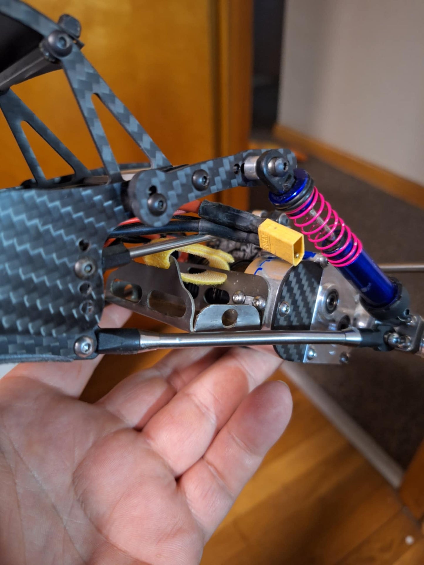 Titanium Battery Tray for Dlux Superlite Axles