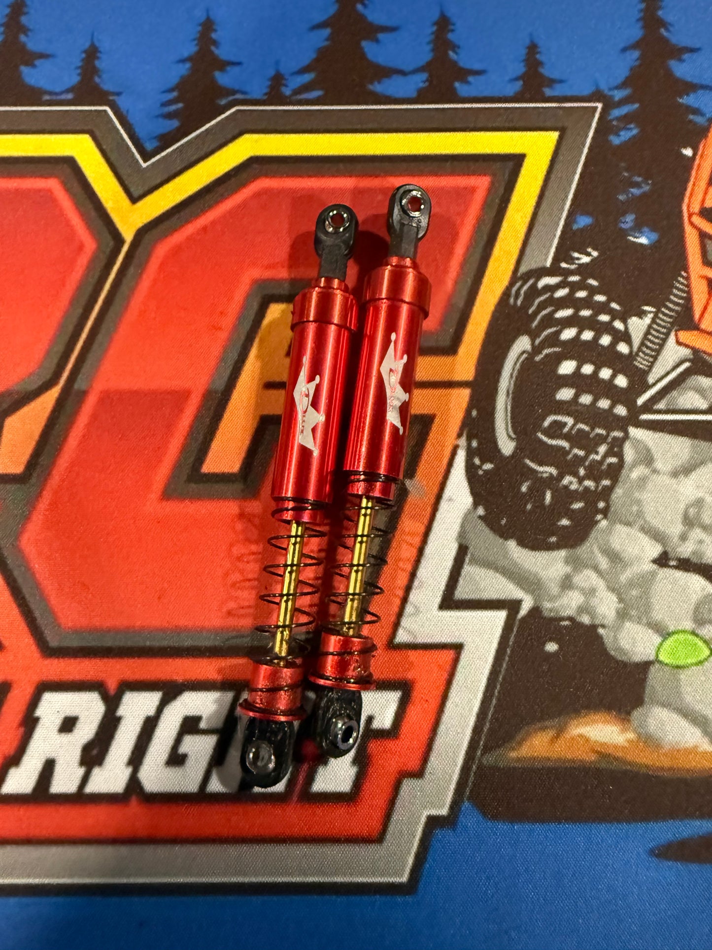 Used Dlux pair of 105mm shocks