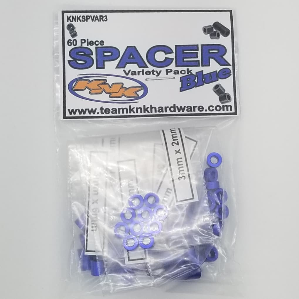 3MM Aluminum Spacer Variety Packs