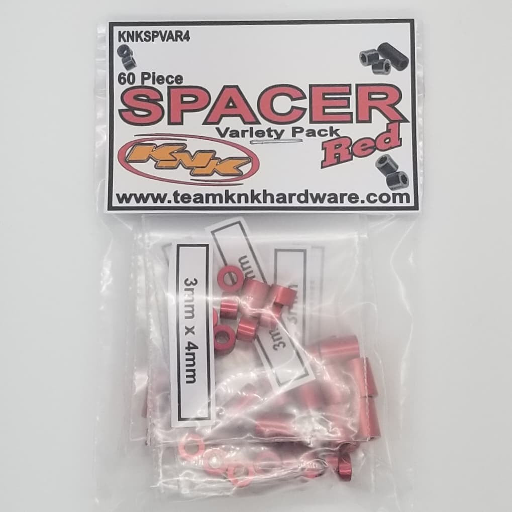 3MM Aluminum Spacer Variety Packs