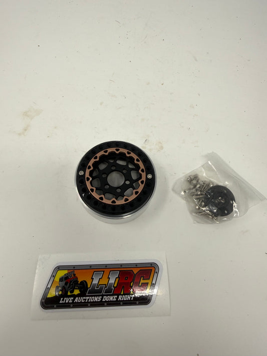 1.9 Beadlock Wheels Black/Bronze