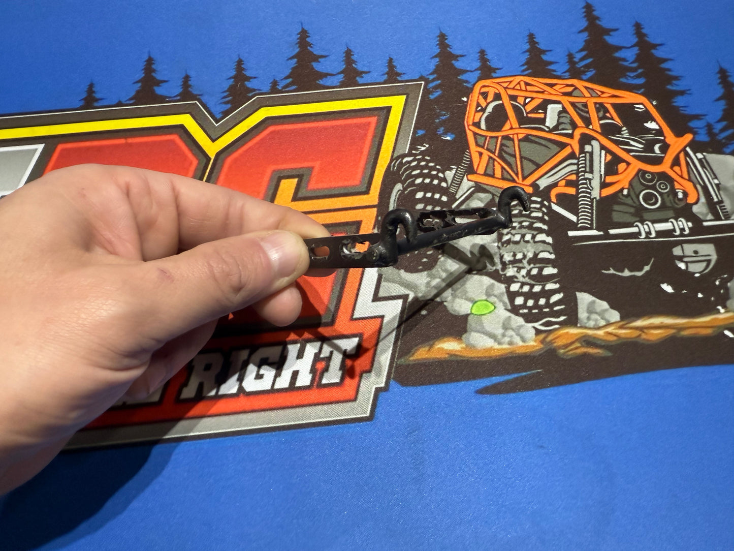 Class 2/3 rear bumper with winch hooks