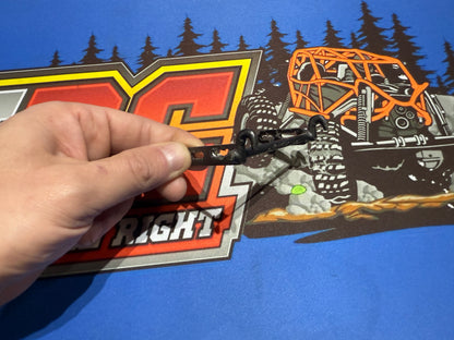 Class 2/3 rear bumper with winch hooks