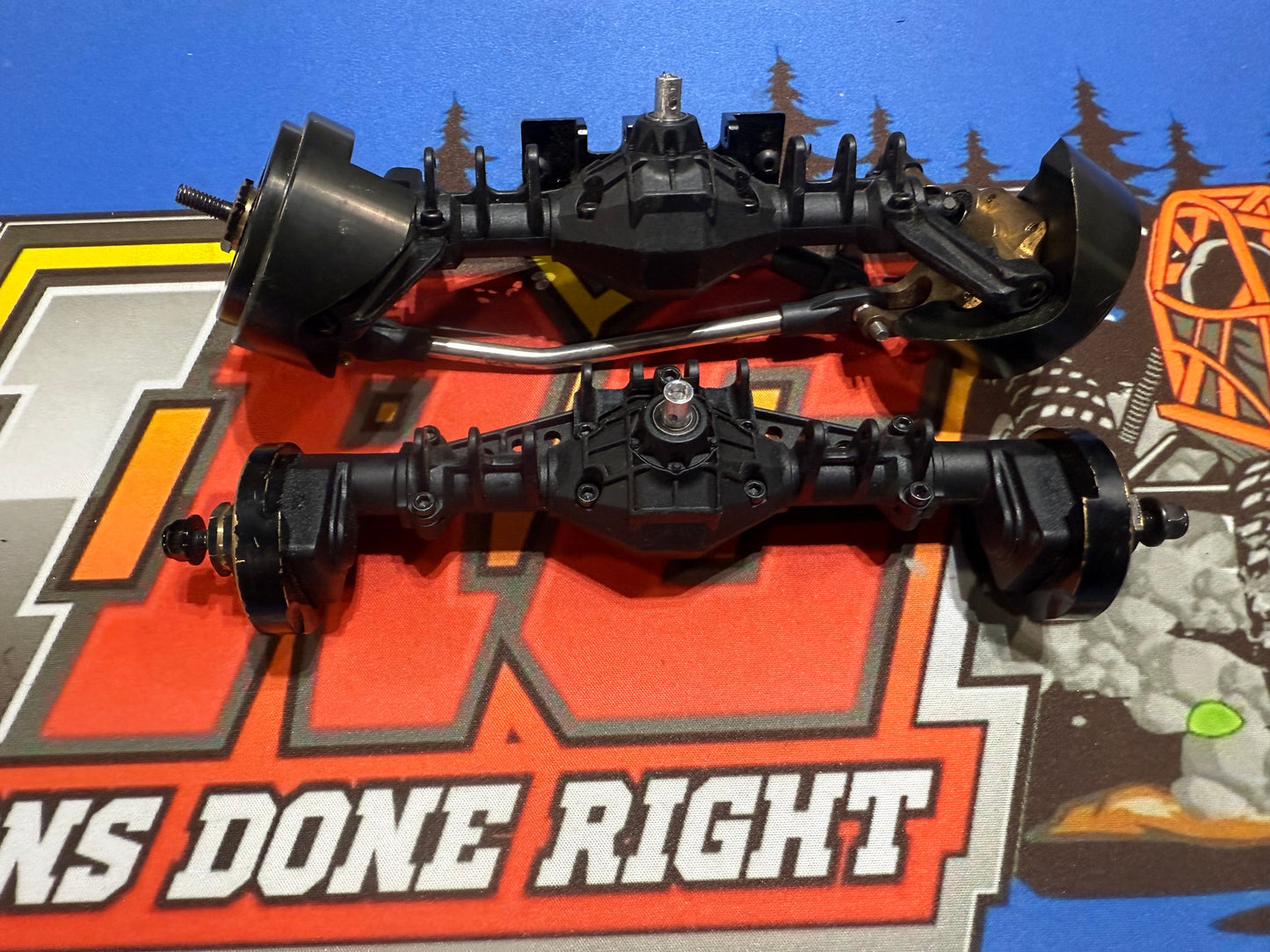 UTB18 axles with dlux parts