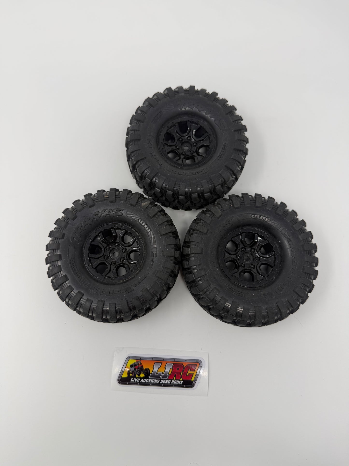 Traxxas Canyon Trail Tires glued to plastic wheels (3)