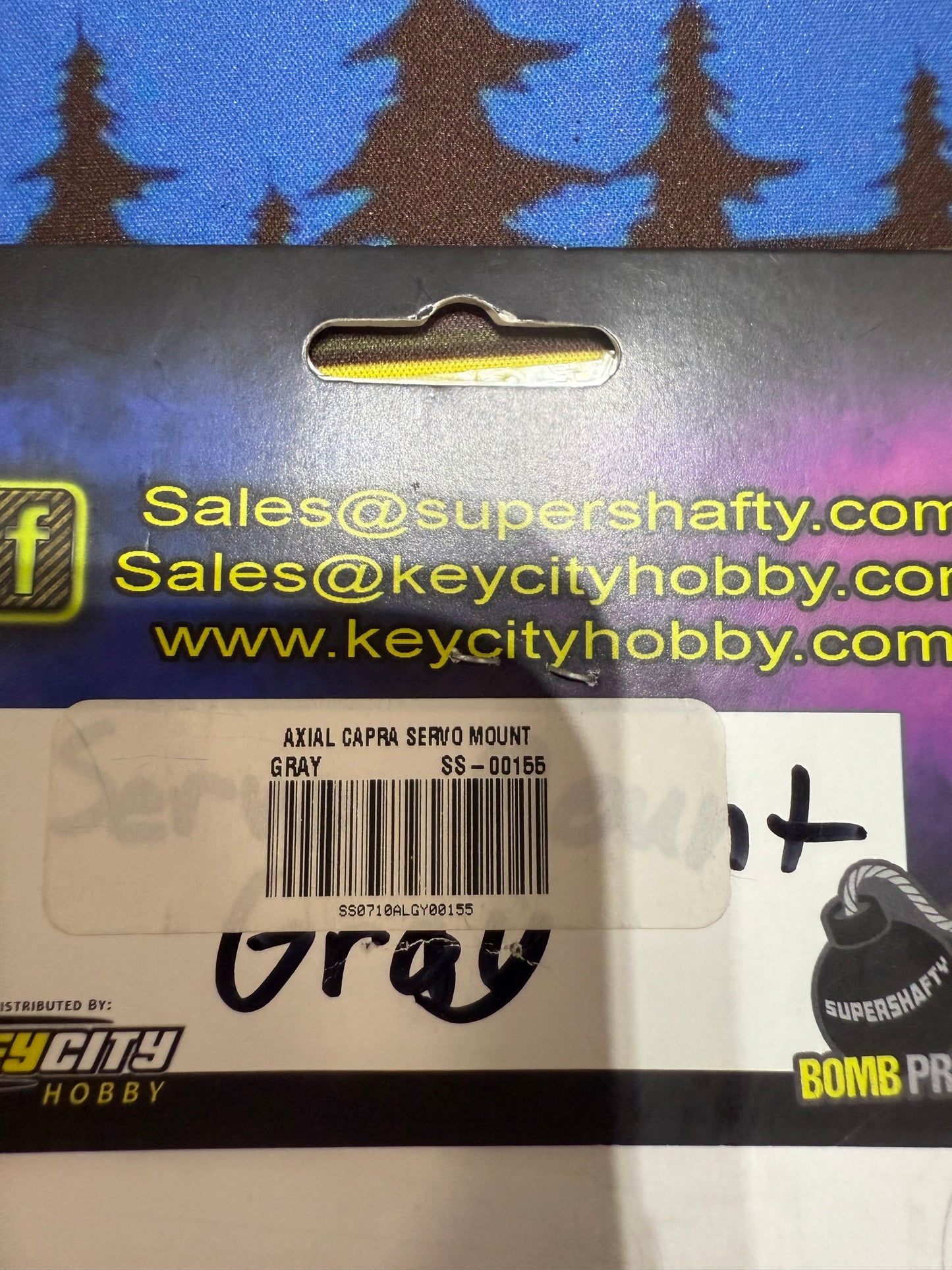 SuperShafty Axial Capra Axle Servo Mount
