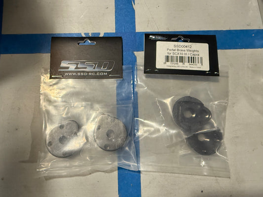 SSD Brass Portal Cover, Capra/SCX 10.3