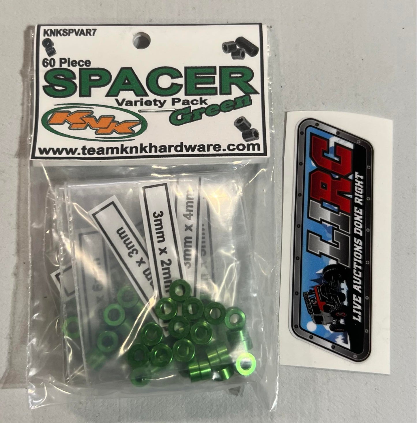 3MM Aluminum Spacer Variety Packs
