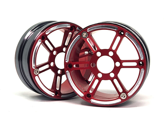 Dlux 1.9" Ultra High-Clearance Aluminum Beadlock Wheels